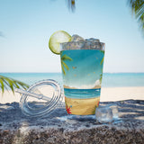 Summer Design 10 on Sunsplash Tumbler with Straw, 16oz