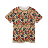 Summer Design 03 on Floral Unisex Cut & Sew Tee - Vibrant Nature Inspired Design for All Occasions