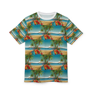 Summer Design 10 on Floral Unisex Cut & Sew Tee - Vibrant Nature Inspired Design for All Occasions