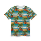 Summer Design 10 on Floral Unisex Cut & Sew Tee - Vibrant Nature Inspired Design for All Occasions