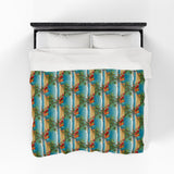 Summer Design 10 on Velveteen Plush Blanket - Perfect for Home Decor and Gifts
