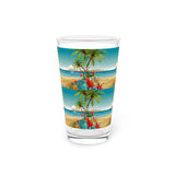 Summer Design 10 on Pint Glass, 16oz
