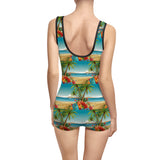 Summer Design 10 on Bohemian Floral Women's Vintage Swimsuit - Retro Style Swimwear for Summer