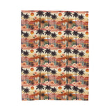 Summer Design 04 on Velveteen Plush Blanket - Perfect for Home Decor and Gifts