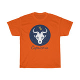 Capricorn Zodiac Unisex Heavy Cotton Tee