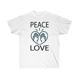 Love Peace Design Unisex Ultra Cotton Tee