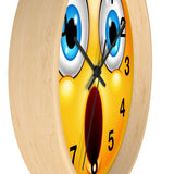Surprised Emoji Wall clock