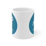 Blue Coin Scorpio Zodiac Design on Ceramic Mug 11oz