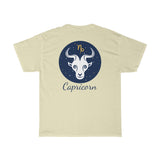 Capricorn Zodiac Unisex Heavy Cotton Tee