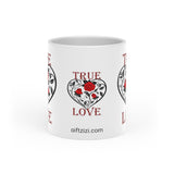 True Love Heart-Shaped Mug