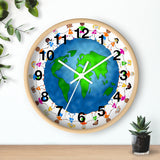 World Harmony Design on a Wall clock