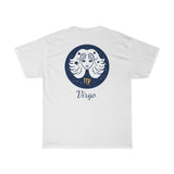 Virgo Zodiac Unisex Heavy Cotton Tee