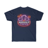 "Adult Toys" design on Unisex Ultra Cotton Tee