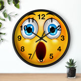 Surprised Emoji Wall clock