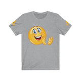 Happy Clapping Emoji Unisex Jersey Short Sleeve Tee