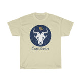 Capricorn Zodiac Unisex Heavy Cotton Tee