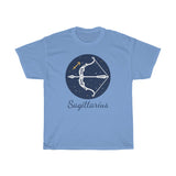 Sagittarius Zodiac Unisex Heavy Cotton Tee