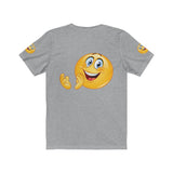 Happy Clapping Emoji Unisex Jersey Short Sleeve Tee