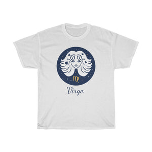 Virgo Zodiac Unisex Heavy Cotton Tee