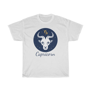 Capricorn Zodiac Unisex Heavy Cotton Tee