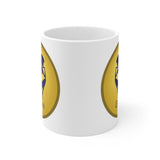 Gold Coin Gemini Zodiac Design on Ceramic Mug 11oz