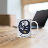 Aquarius Zodiac Ceramic Mug (EU) 11 oz and 15 oz options