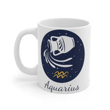 Aquarius Zodiac Ceramic Mug (EU) 11 oz and 15 oz options