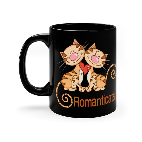 Romanticats 11oz Black Mug