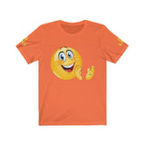 Happy Clapping Emoji Unisex Jersey Short Sleeve Tee