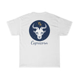 Capricorn Zodiac Unisex Heavy Cotton Tee