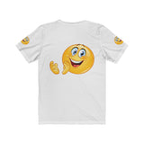 Happy Clapping Emoji Unisex Jersey Short Sleeve Tee