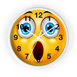 Surprised Emoji Wall clock