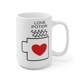 Love Potion Design on Ceramic Mug 15oz