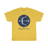 Sagittarius Zodiac Unisex Heavy Cotton Tee