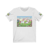 Three Lucky Unicorns Unisex Jersey Short Sleeve Tee