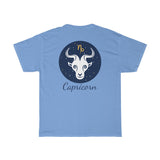 Capricorn Zodiac Unisex Heavy Cotton Tee