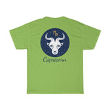 Capricorn Zodiac Unisex Heavy Cotton Tee