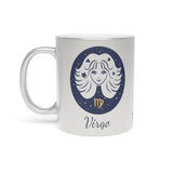 Virgo Zodiac Metallic Mug (Silver / Gold) 11 oz