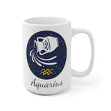 Aquarius Zodiac Ceramic Mug (EU) 11 oz and 15 oz options