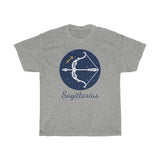 Sagittarius Zodiac Unisex Heavy Cotton Tee