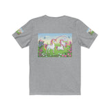 Three Lucky Unicorns Unisex Jersey Short Sleeve Tee