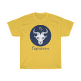 Capricorn Zodiac Unisex Heavy Cotton Tee