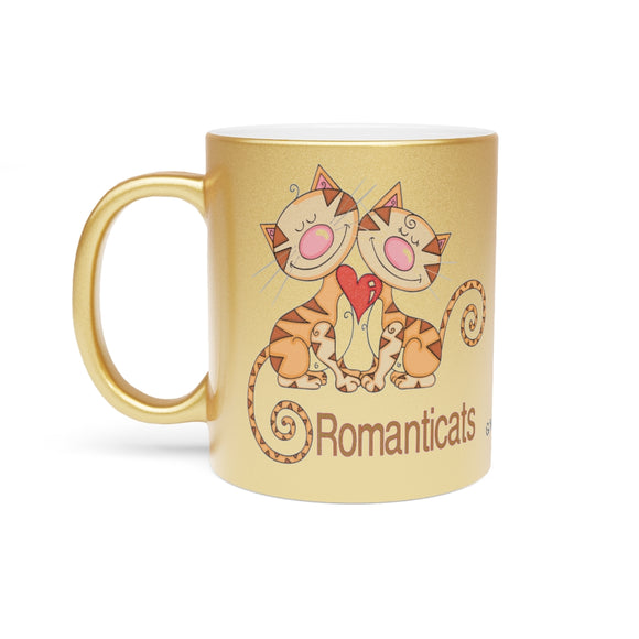 Romanticats Metallic Mug (Silver\Gold)