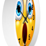 Surprised Emoji Wall clock