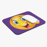 Happy Cheery Emoji Mouse Pad (Rectangle)