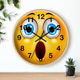 Surprised Emoji Wall clock